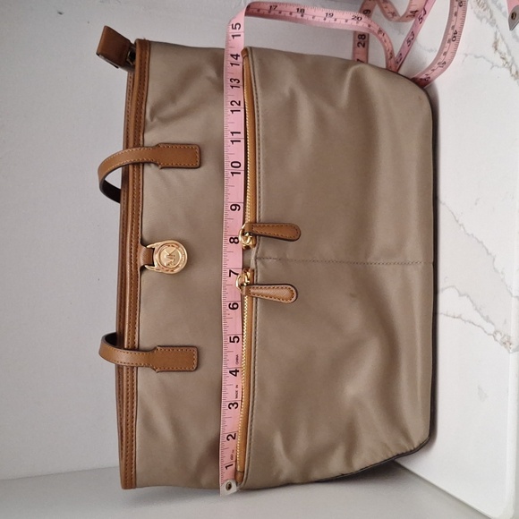 Michael Kors Kempton Tan Nylon Tote - Picture 10 of 12
